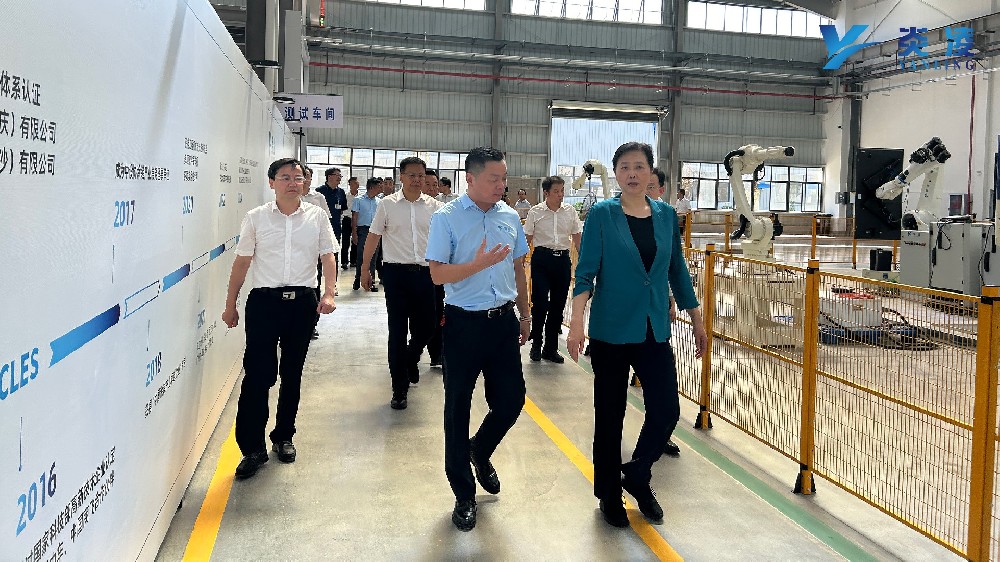 湖北省多位領導莅臨炎淩嘉業視察